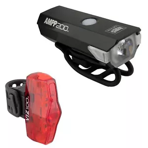 CatEye Scheinwerfer und Rücklicht Combo Kit - AMPP200/ViZ100 - Bild 1 von 1