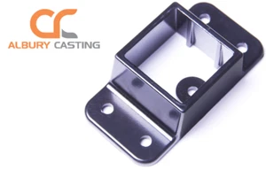 8pcs | 50mm Aluminium Double Lug Rail Bracket Black - Picture 1 of 2