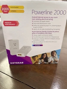 NETGEAR PLP2000 Powerline Adapter 2000Mbps - Pack of 2 - Bild 1 von 12