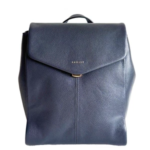 RADLEY Handbag Dark Blue Leather Small Backpack Bag - Southwark Road - RRP £219 - Picture 1 of 7