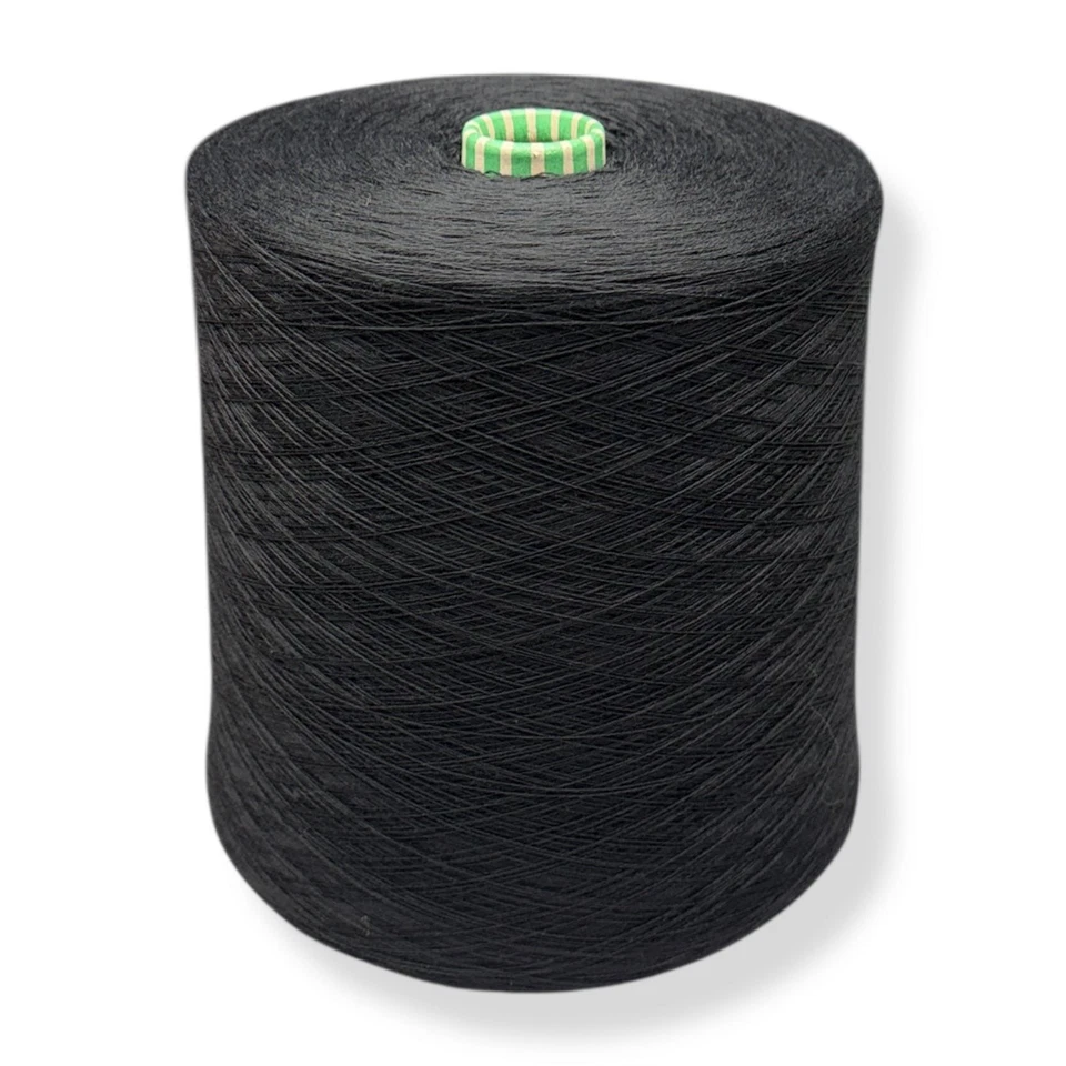 WOLLE HALLE (51,18€/kg) MERINOS SCHWARZ 200gr. Schurwolle Merino / Polyamid NM 28/2
