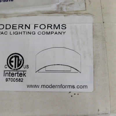 Modern Forms by WAC Lighting WS-11311-SL Vermeil Sconce in Silver Leaf Finish - Image 1 of 4