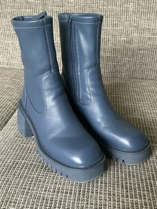 Boots blau Leder Ekonika 37 - Bild 1 von 8