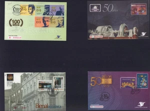 ECUADOR 2007-2009 LOT OF 4 FDC COVERS ELECTRIFICATION ART SPORTS - Picture 1 of 1