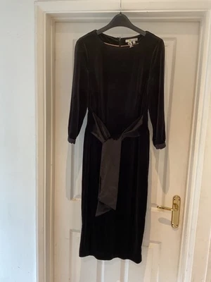 Boden Julianna Velvet Dress - J0552 - Black - Size 16L - BNWT - Image 1 of 4