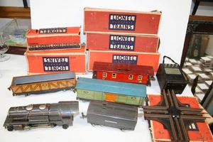 Juego de trenes de preguerra Lionel - 259E, 1689W, 1722, 1717, 1719 cajas vía transformador - Imagen 1 de 10