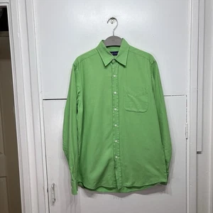 Ralph Lauren Purple Label Shirt Bright Green Long Sleeve Cotton Cashmere Size S - Picture 1 of 7