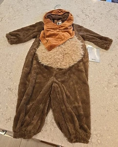 Costume peluche Ewok Disney Star Wars nuovo con etichetta taglia 6-12 6/12 6 12 mesi - Foto 1 di 2