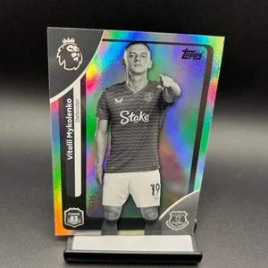 2025-26 Topps Premier League #131 Vitalii Mykolenko Black & White Refractor /75 - Picture 1 of 2