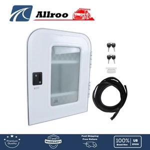 RV Camper Teardrop Trailer Passenger Side Entry Door 26 " W× 32 " H White - Picture 1 of 12