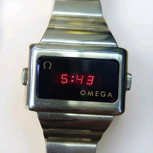 Omega - Vintage Gold Time Computer TC2 digitale led raro anni 70 - Foto 1 di 17