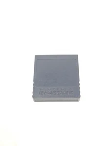 Scheda di memoria ufficiale Nintendo GameCube 251 blocchi DOL-014 OEM originale nera - Foto 1 di 6