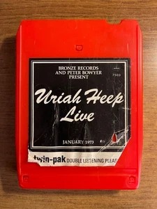 URIAH HEEP URIAH HEEP LIVE VINTAGE RARE 8 TRACK TAPE TESTED LATE NITE BARGAIN! - Bild 1 von 2