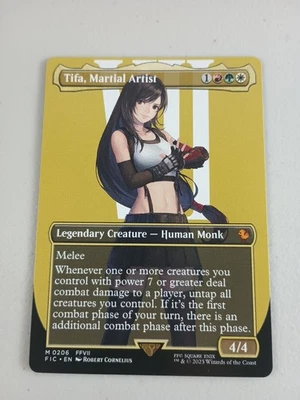 MTG Tifa, Martial Artist (Borderless) M0206 FIC FINAL FANTASY Magic NM - Image 1 of 2
