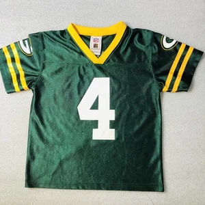 Vintage Brett Favre #4 Green Bay Packers NFL Players Inc Jersey Youth Sz M 5-6 - Picture 1 of 8