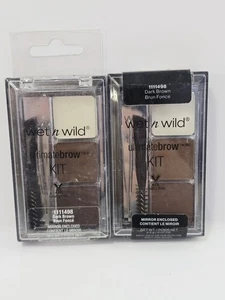 Wet n Wild Ultimate Brow Eyebrown Kit, Dark Brown 1111498, 0.09 oz QTY:2 - Picture 1 of 2