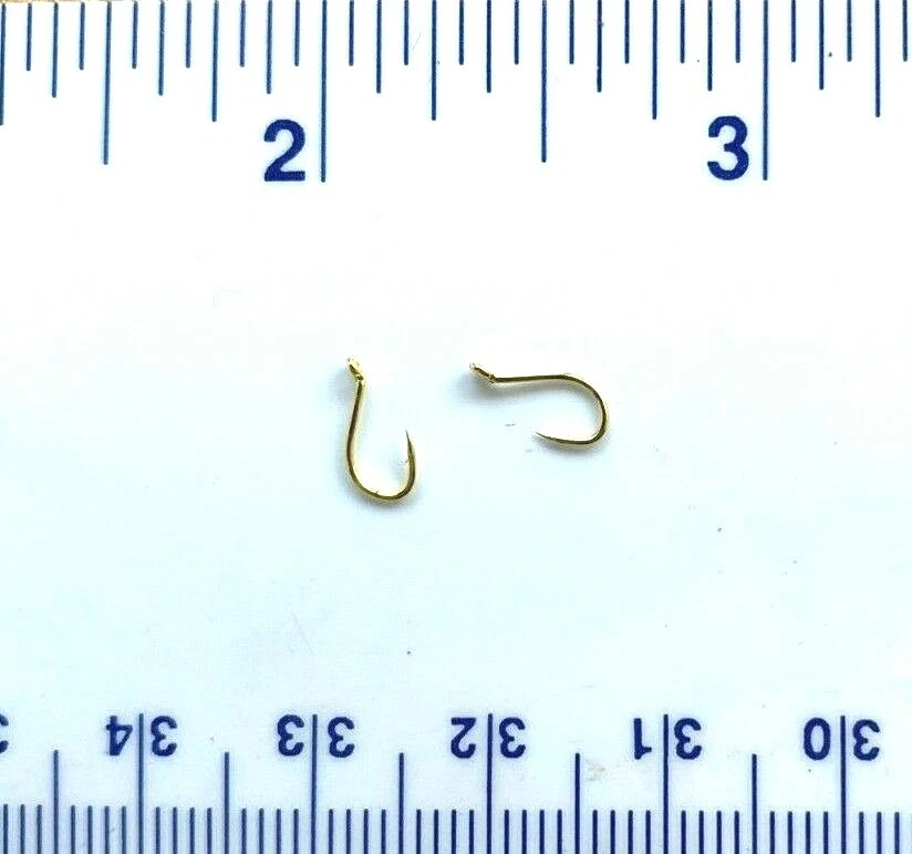 100 GT Top Quality Gold Salmon Egg Octopus Fishing Hooks size 14 - Image 1 of 1