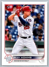 2022 TOPPS #158 Riley Adams NM