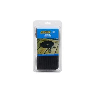 Seachoice 3/8 Inch x 50 Ft Nylon Anchor Line w/Spring Hook - Black - Picture 1 of 6