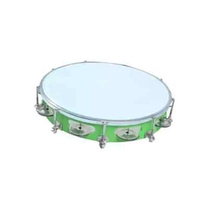 PERCUSSION INSTRUMENT 10" FIBER DAFLI TAMBOURINE FOR DANCE FESTIVAL INDIAN 1 - Picture 1 of 5