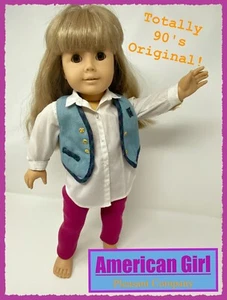 90er Jahre American Girl of Today 18"" Pleasant Co blonde Haare & braune Augen mit Outfit - Bild 1 von 24
