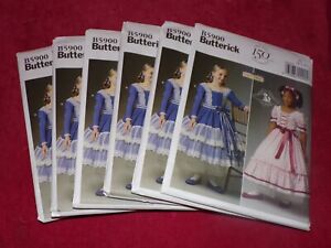 🌸 BUTTERICK #B5900 - GIRLS CIVIL WAR-GONE WITH THE WIND COSTUME PATTERN  2-8 FF