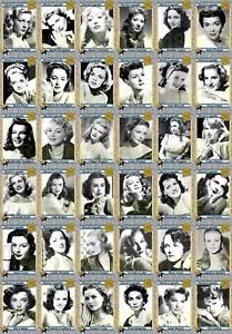 More details for actresses of the 1940s movie trading cards series 1 bacall garland lamarr lake 
