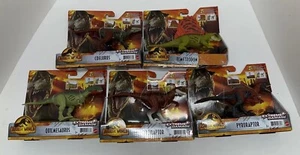Lot Of 5 Jurassic World toys NIB Dominion And Legacy Extreme Damage Atrociraptor - Picture 1 of 12