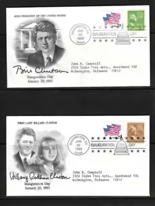 USA / Presidential Inauguration day , January 20, 1993. Bill Clinton, Al Gore - Picture 1 of 2