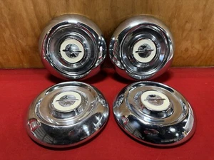 1954-1955 OLDSMOBILE HUBCAPS / WHEELCOVER SET OF 4 - Picture 1 of 6