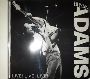 Bryan Adams - Live! Live! Live!. CD. Near Mint Used Condition. 