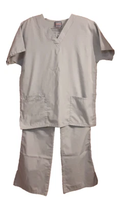 Conjunto Exfoliante Cherokee Workwear - Exfoliantes Top Talla XS e Inferior Gris Talla XXS Foto 1 de 4