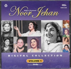 Digital Collection ‘Famous Urdu Songs’ By Noor Jehan Vol 1 - Pakistani Film CD - Imagen 1 de 2