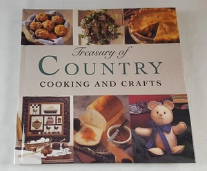 TREASURY OF COUNTRY COOKING AND CRAFTS Cookbook Cookbooks - Picture 1 of 11