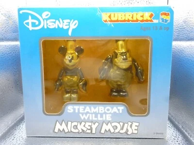 Boneco Medicom Toy Kubrick Mickey Mouse Pete Steamboat Willie - Imagem 1 de 4