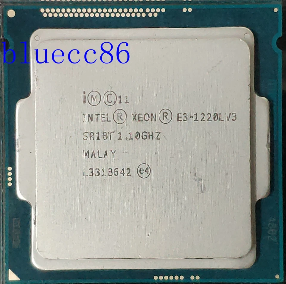 Procesador CPU Intel Xeon E3-1220L V3 SR1BT 1,1 GHz LGA1150 13 W 1220LV3 Foto 1 de 1