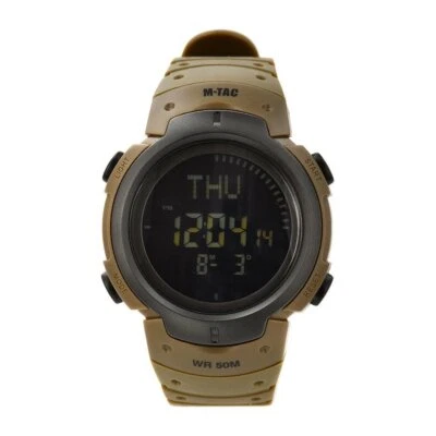 Reloj Pulsera M-Tac con Brújula Hombre Táctico Impermeable Militar Coyote Foto 1 de 4