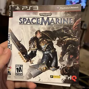 Warhammer 40,000: Space Marine (Sony PlayStation 3, 2011) Cover Only - Picture 1 of 4