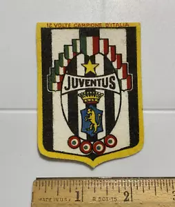 Distintivo toppa tessuto stampato souvenir club calcio italiano Juventus FC - Foto 1 di 3