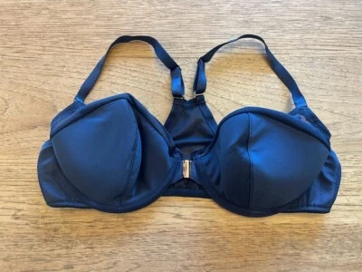 SOMA темно-синий сетки 36C чувственный спереди закрыть Demi бюстгальтер удобная поддержка - Изображение 1 из 2