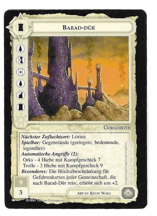 CCG 335 Mittelerde/Middle Earth ICE Barad-Dur - Bild 1 von 1