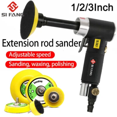 Mini Air Sander 2" 3" Car Dual Action Random Orbital 3" Extended Polisher Buffer - Image 1 of 4