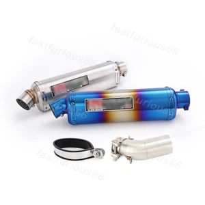 For BMW C650GT C600 Sport 2012-2015 Stainless Steel Exhaust System Mid Link Pipe - Picture 1 of 14