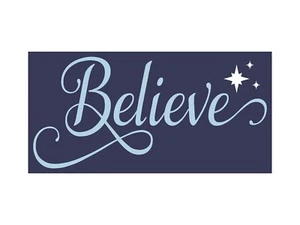 ARTÍCULO DE PLANTILLA REUTILIZABLE 9153 6""x12"" Believe - Plantillas Mylar - Imagen 1 de 1