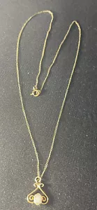 Signed WINARD 12k GF Opal Pendant Necklace - Picture 1 of 12