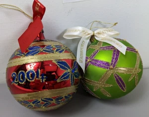 Bola anual Waterford Holiday Heirloom 2003 y 2004 adornos Imperial Araglin 4" - Imagen 1 de 15