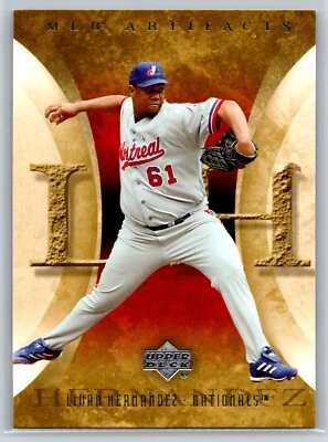 2005 Upper Deck Artifacts Livan Hernandez Washington Nationals #59 - Image 1 of 2