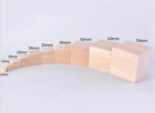 Quadratischer Kiefernblock rohes Holz Für DIY Modell kleiner hölzerner Blockfuß