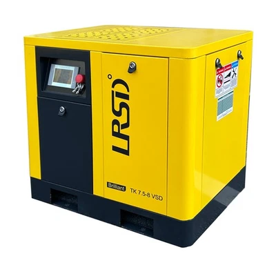 Compresor de aire de tornillo rotativo de accionamiento de frecuencia variable trifásico de 10 HP 208V-230V 38CFM Foto 1 de 4