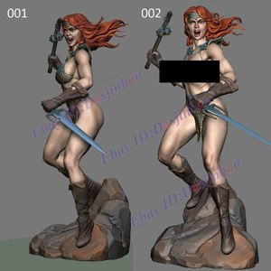 Red Sonja Howl 1/10 1/6 1/4 3D Print Model Kit Unpainted Unassembled 2 Ver NSFW - Picture 1 of 17